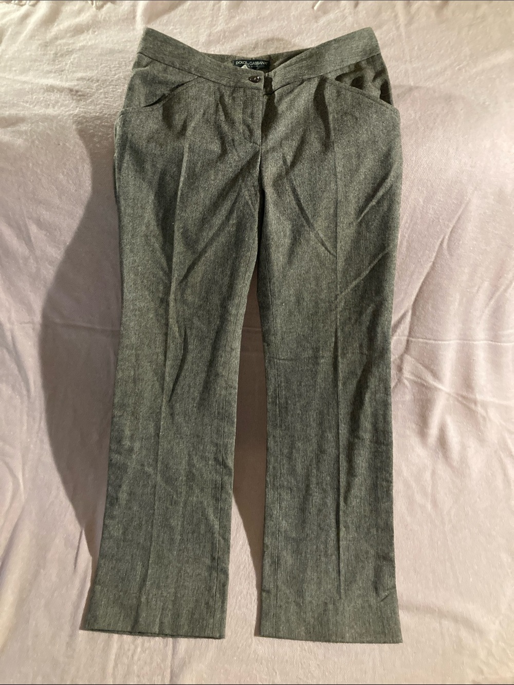 Dolce & Gabbana brown Wool Blend Tailored Pants